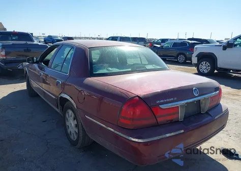 2004 Mercury Grand Marquis Ls z USA, uszkodzony, nr VIN 2MEFM75WX4X688650